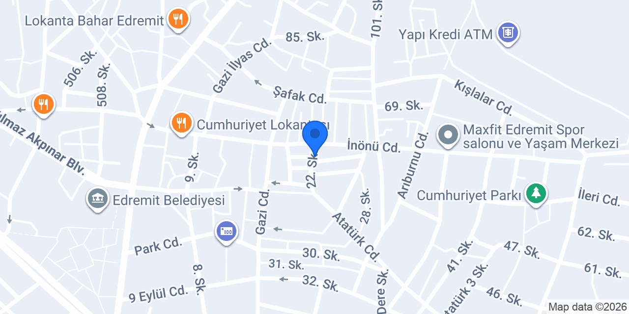 Erfa Bilgisayar Edremit konumu
