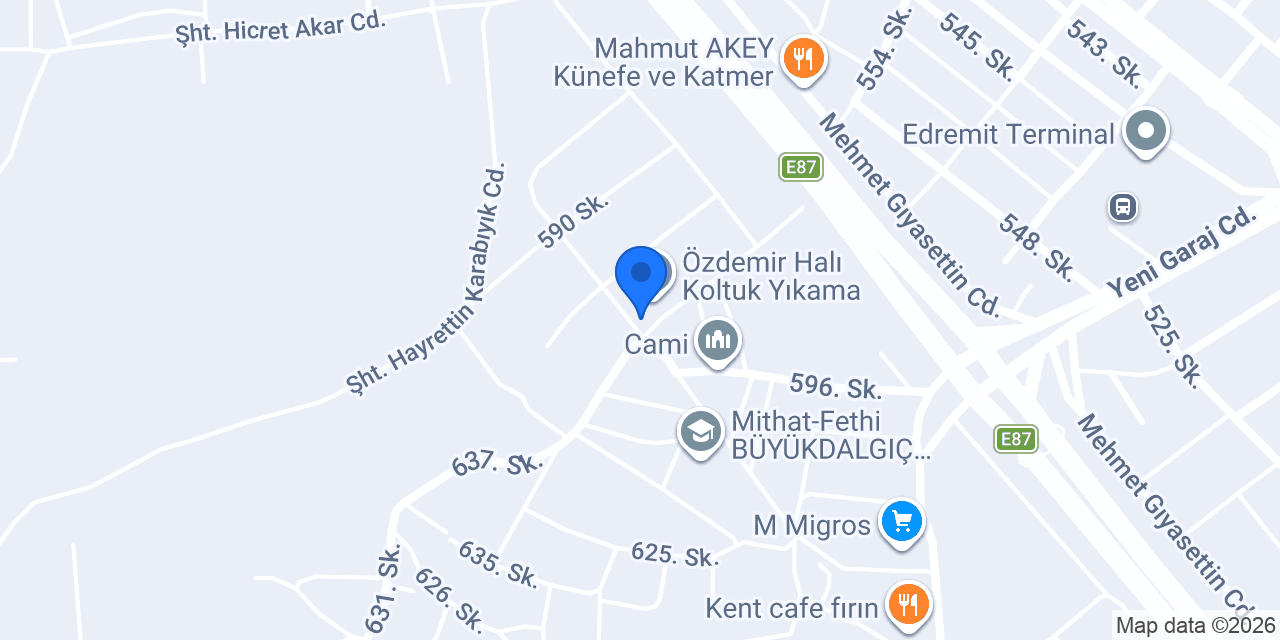 Şentes mühendislik konumu