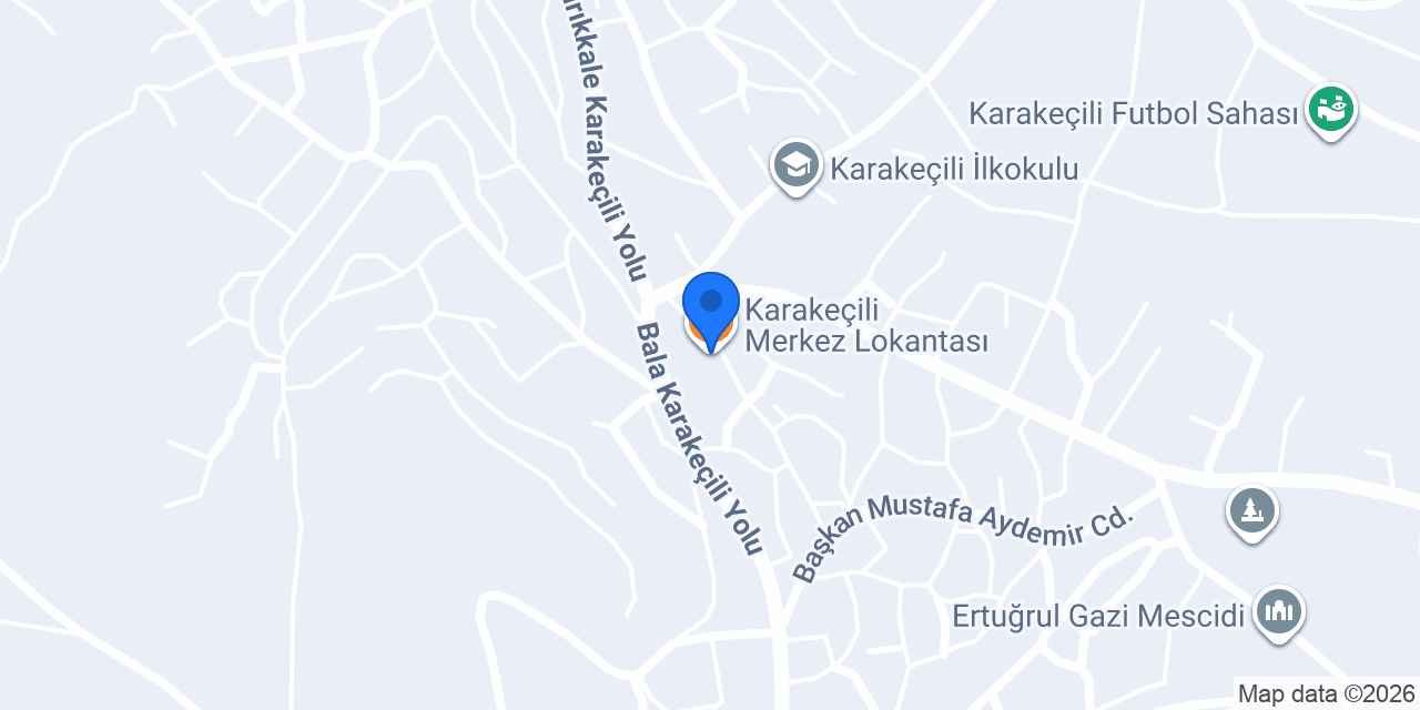 Karakeçili Merkez Lokantası konumu