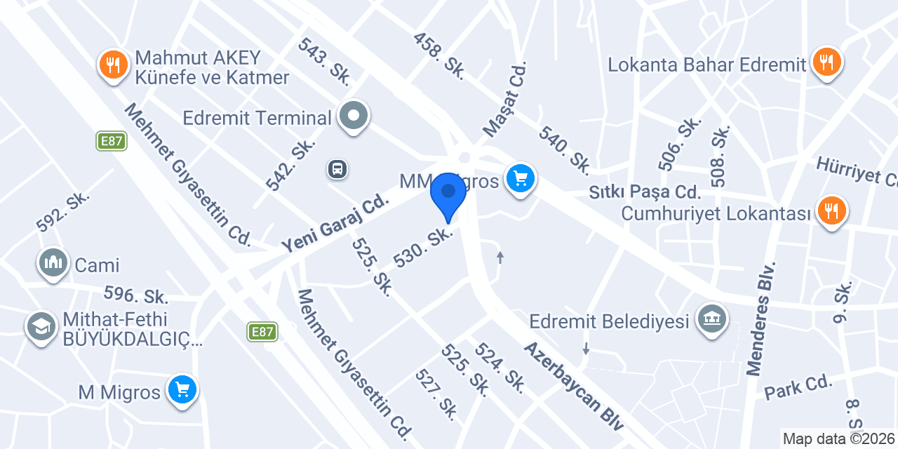 Çankaya Erkek Kuaforu konumu