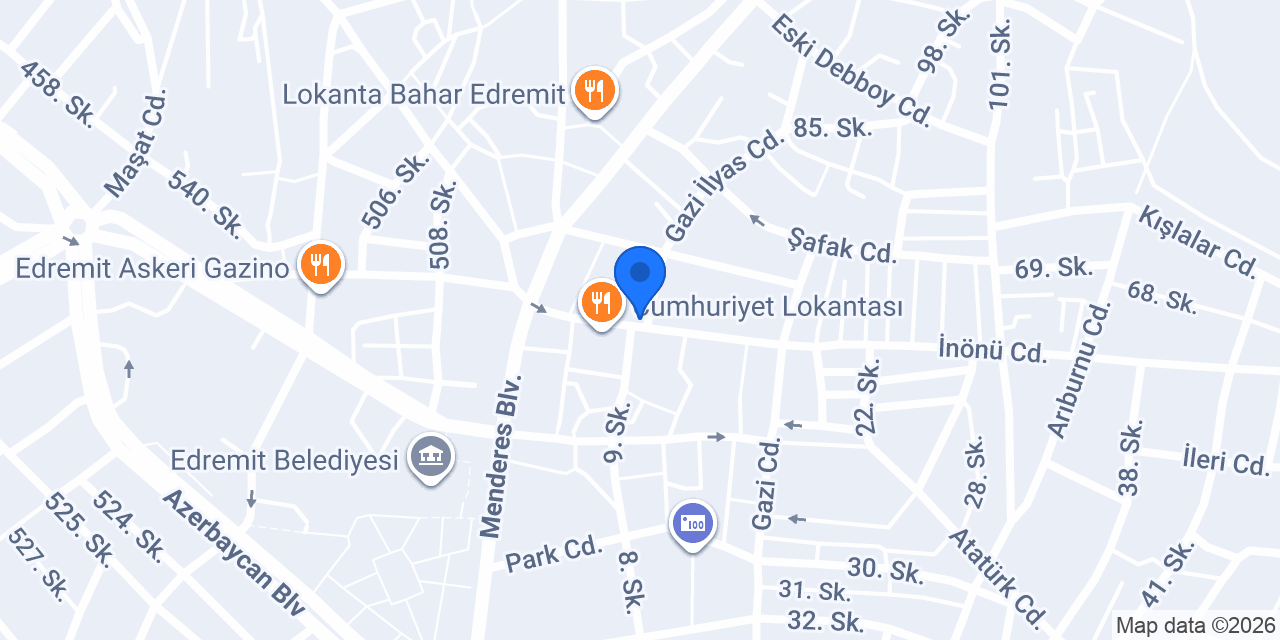 Edremit Civan Taksi konumu