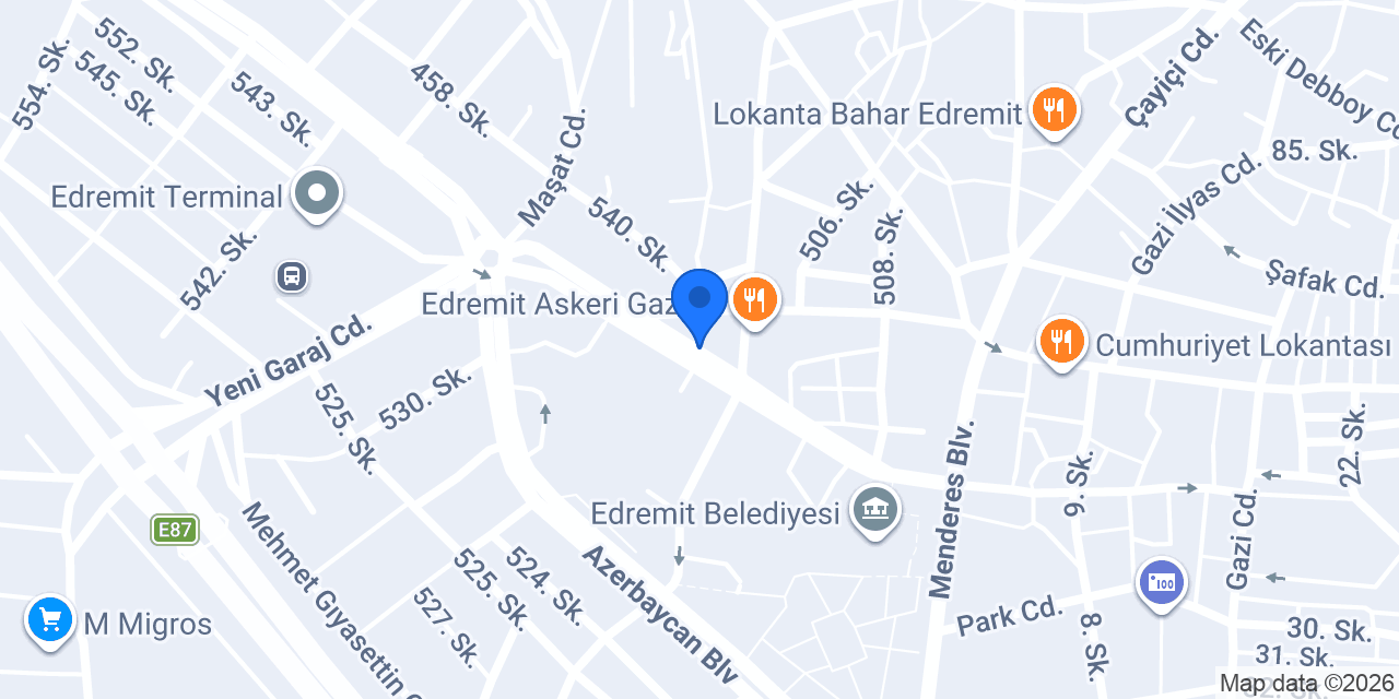 Meşhur Adıyaman Çiğköftecisi Ömer Aybak konumu