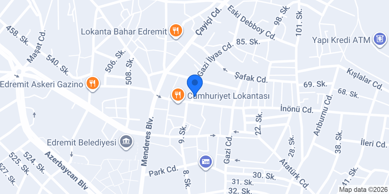 Altay Mimarlık konumu