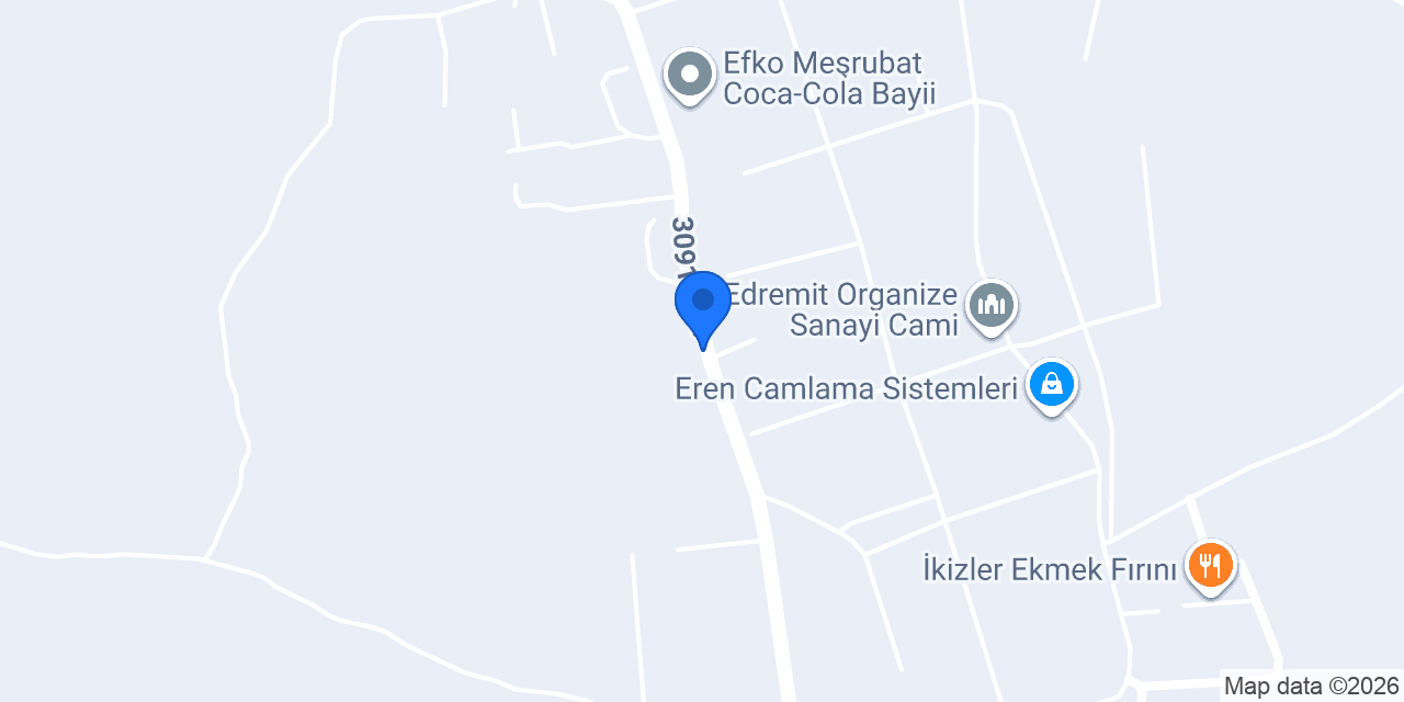 İnceoğlu prefabrik çelik yapı konumu
