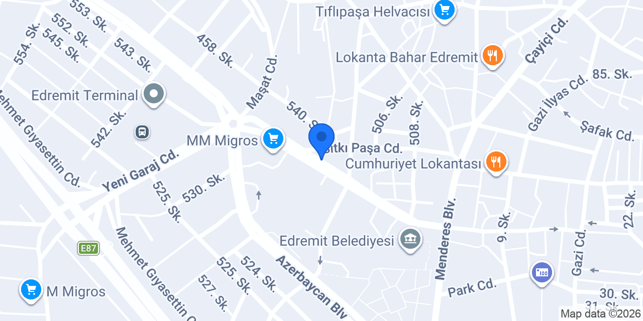 Mete Eczanesi konumu