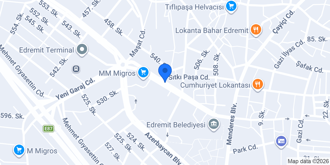 Altındağ Perde Tasarım Edremit perdeci konumu