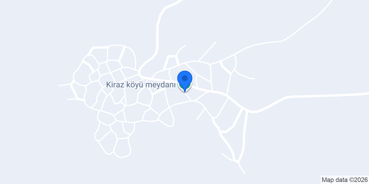 Kiraz köyü meydanı konumu