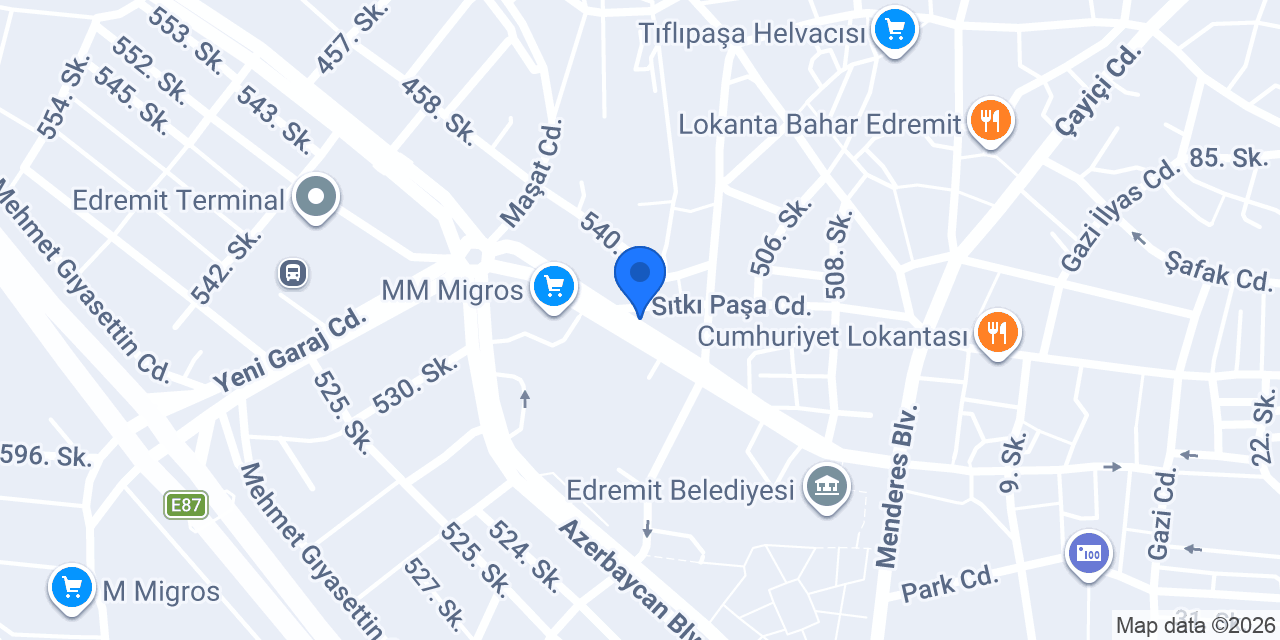 Göknar Kitap Kırtasiye konumu