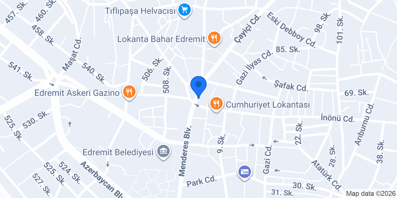Garanti Sürücü Kursu konumu