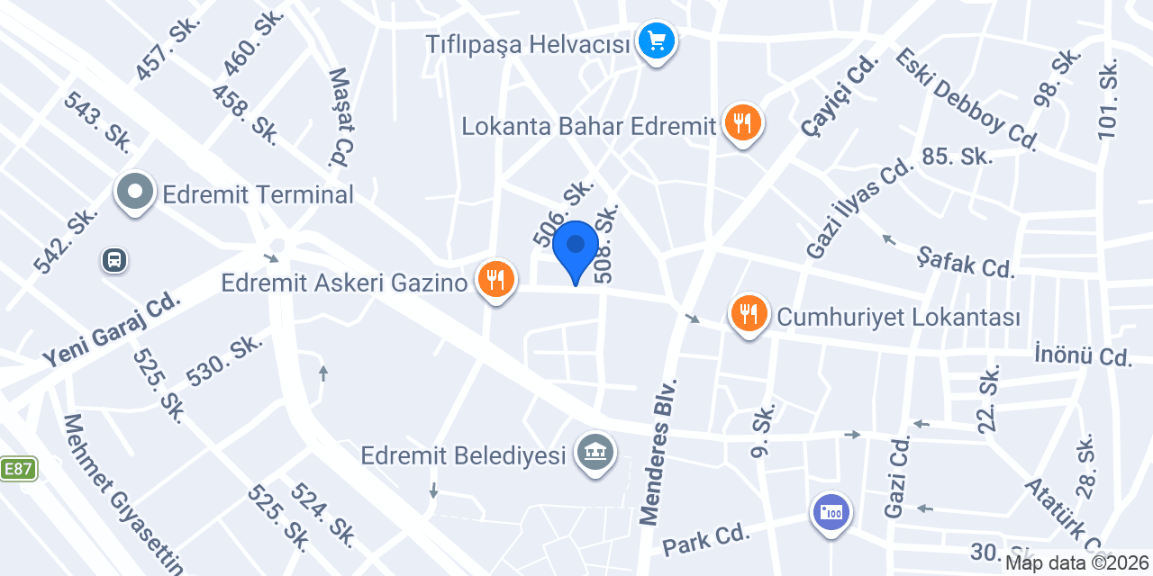 Cadde Salon konumu