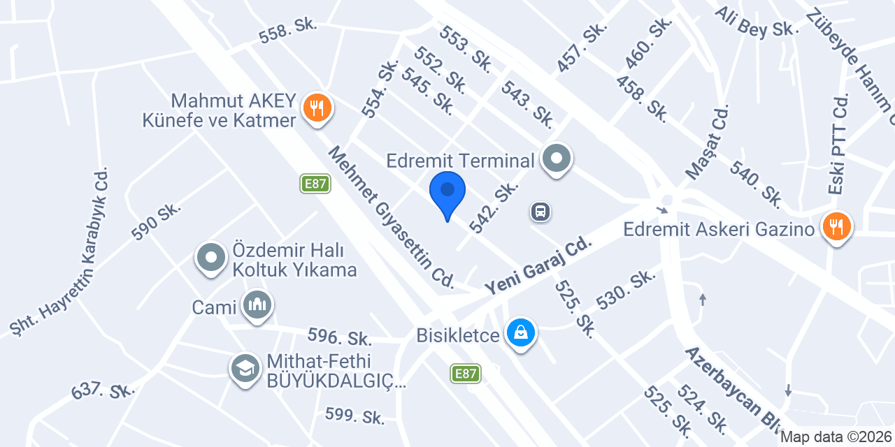 YILDIRIM MOTORS konumu