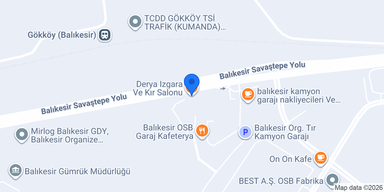 Derya Izgara Ve Kır Salonu konumu