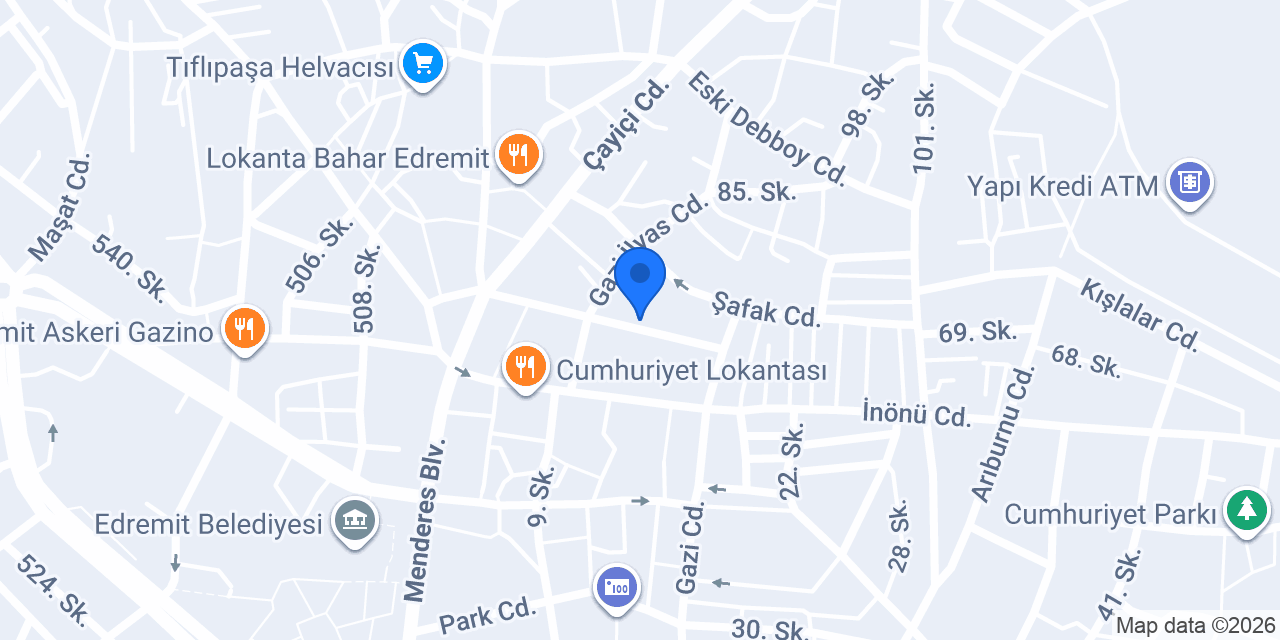 Buket Kuru Temizleme konumu