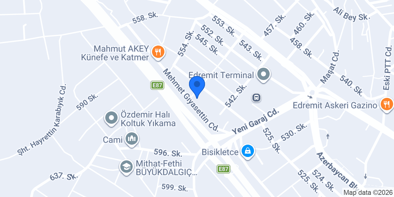 AFACAN OTOMOTİV konumu