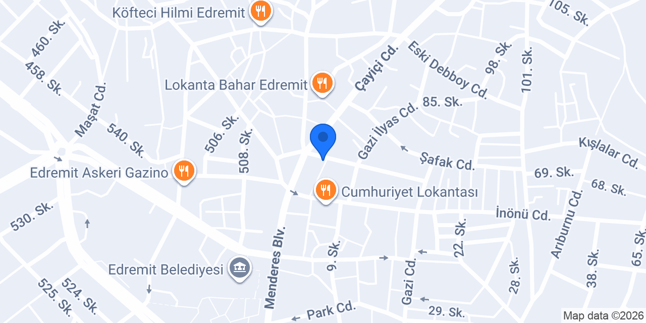 İnanç Eczanesi konumu