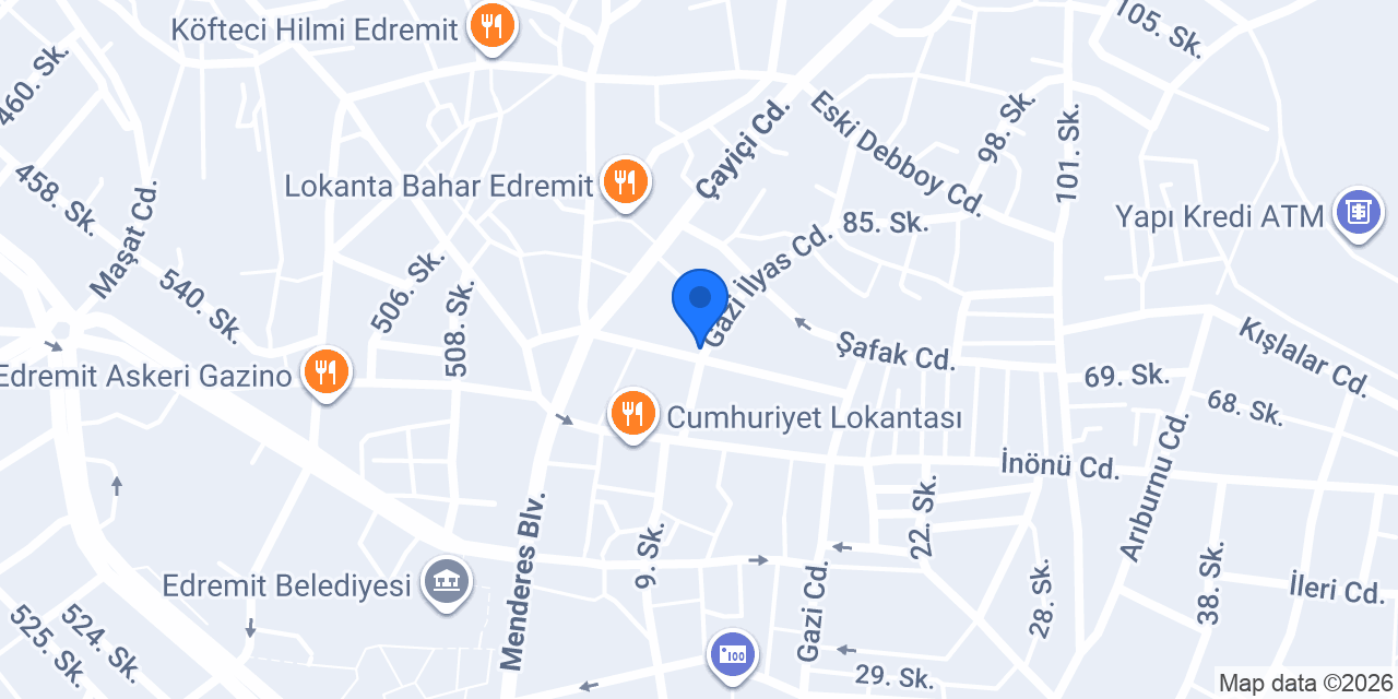 Yazgır İnşaat konumu