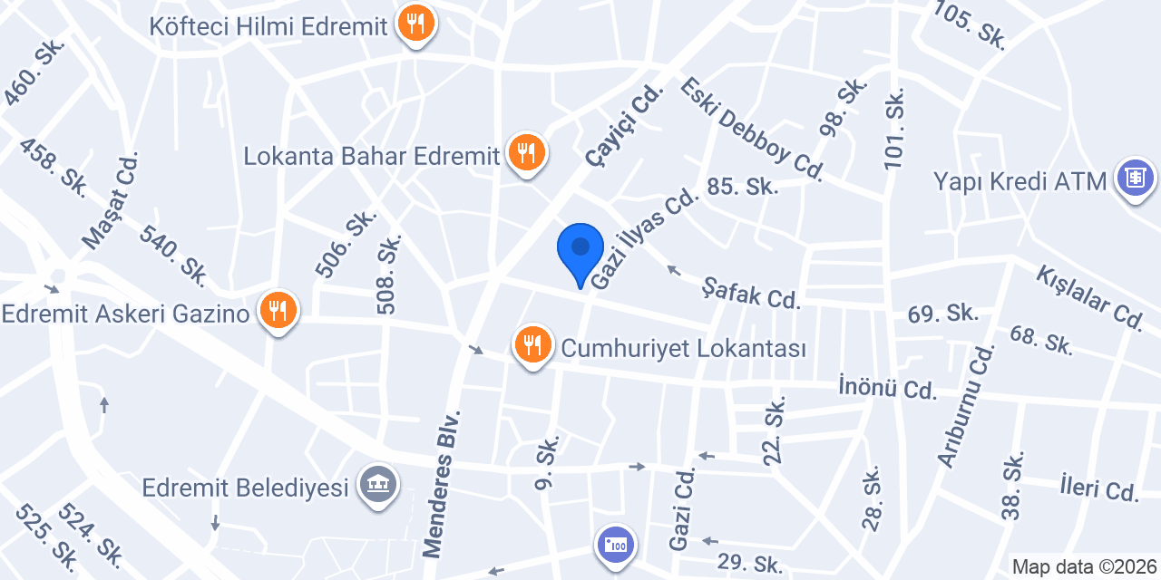 Edremit boya badana konumu