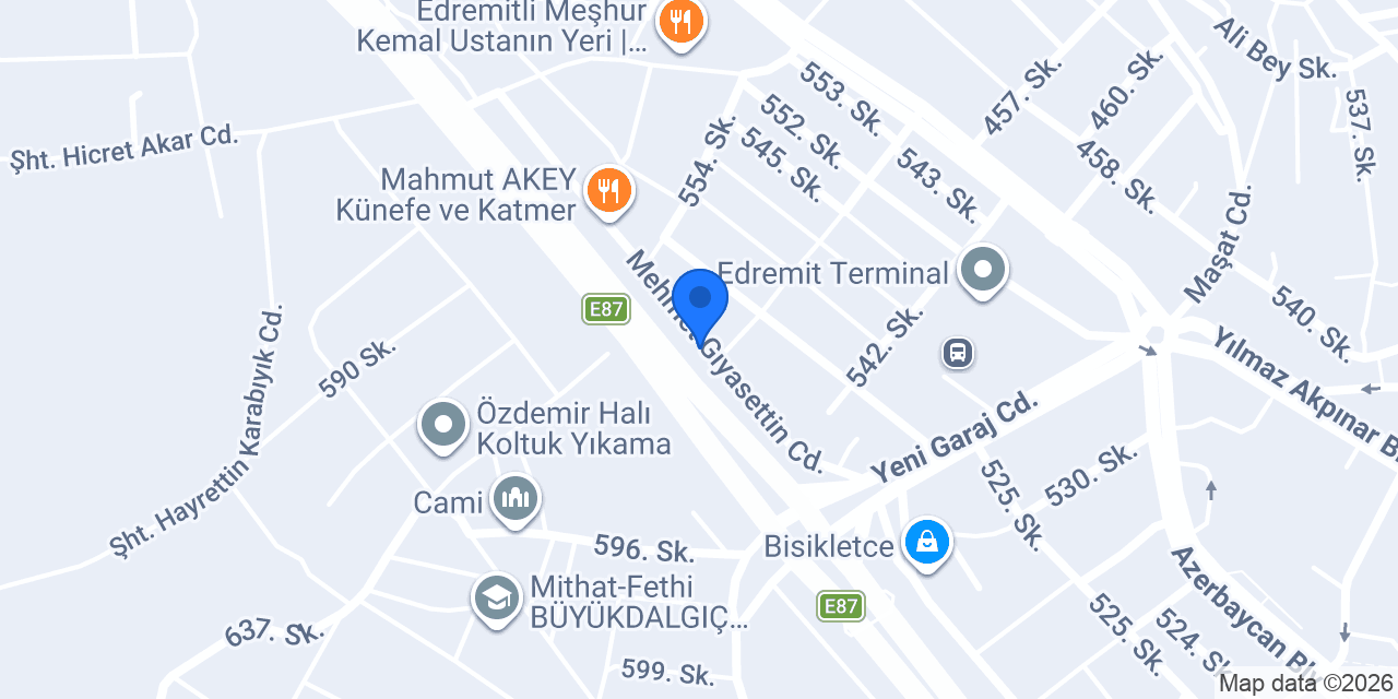 Edremit Gree Klima İklimlendirme konumu