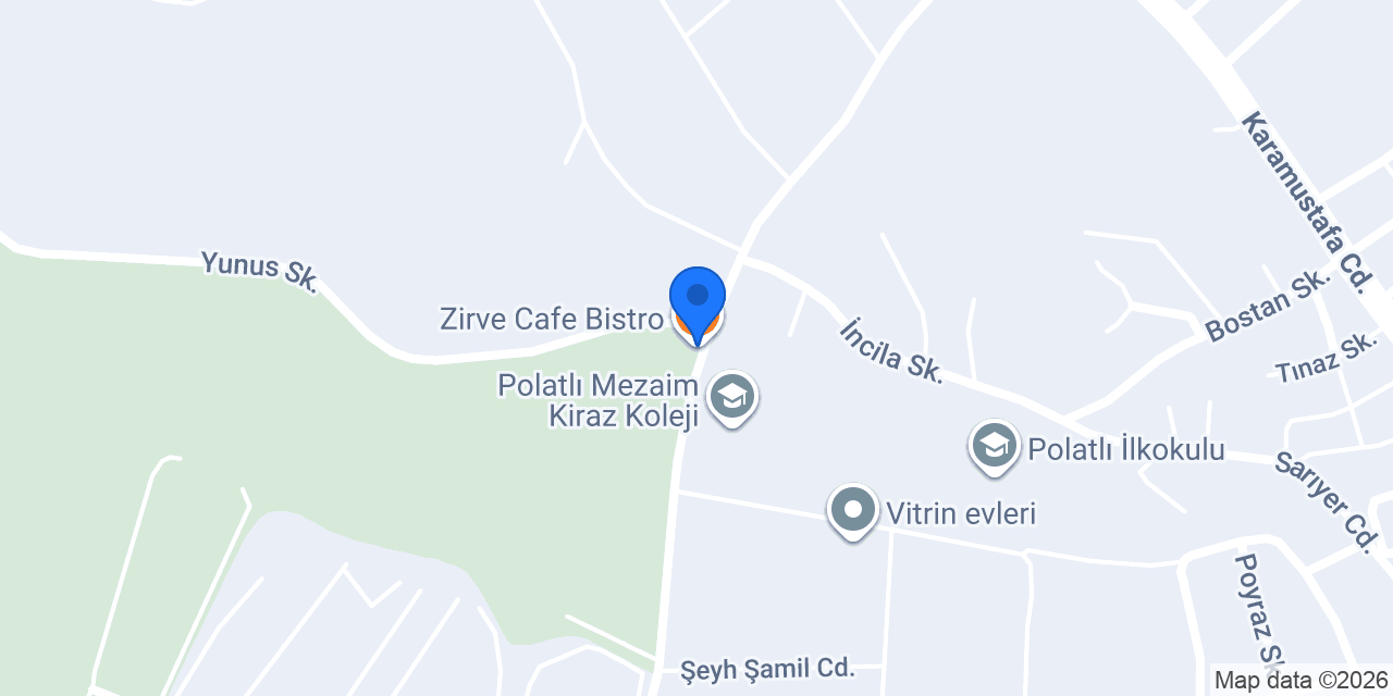 Zirve Cafe Bistro konumu