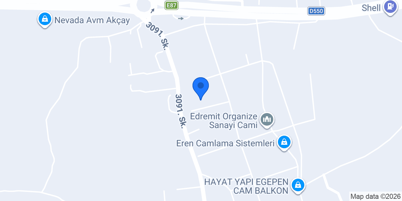 Ceva Lojistik Edremit Şube konumu