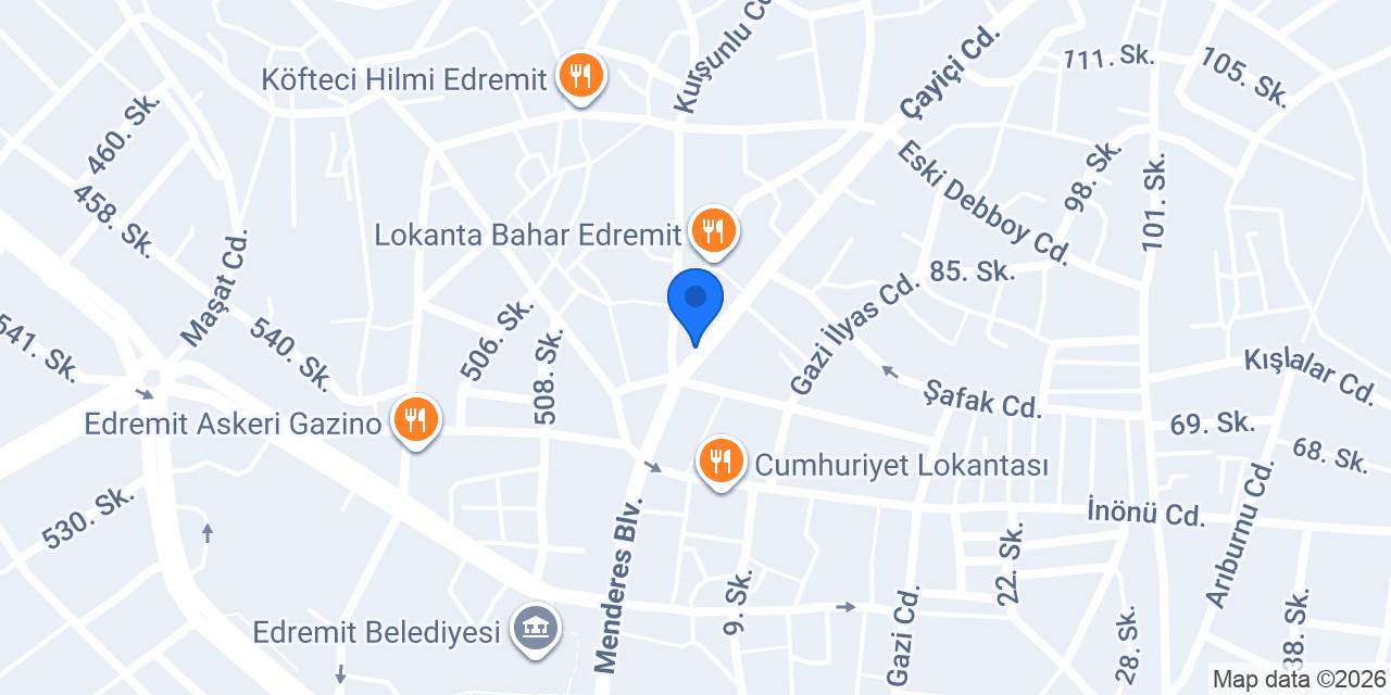 Sağlam Optik konumu