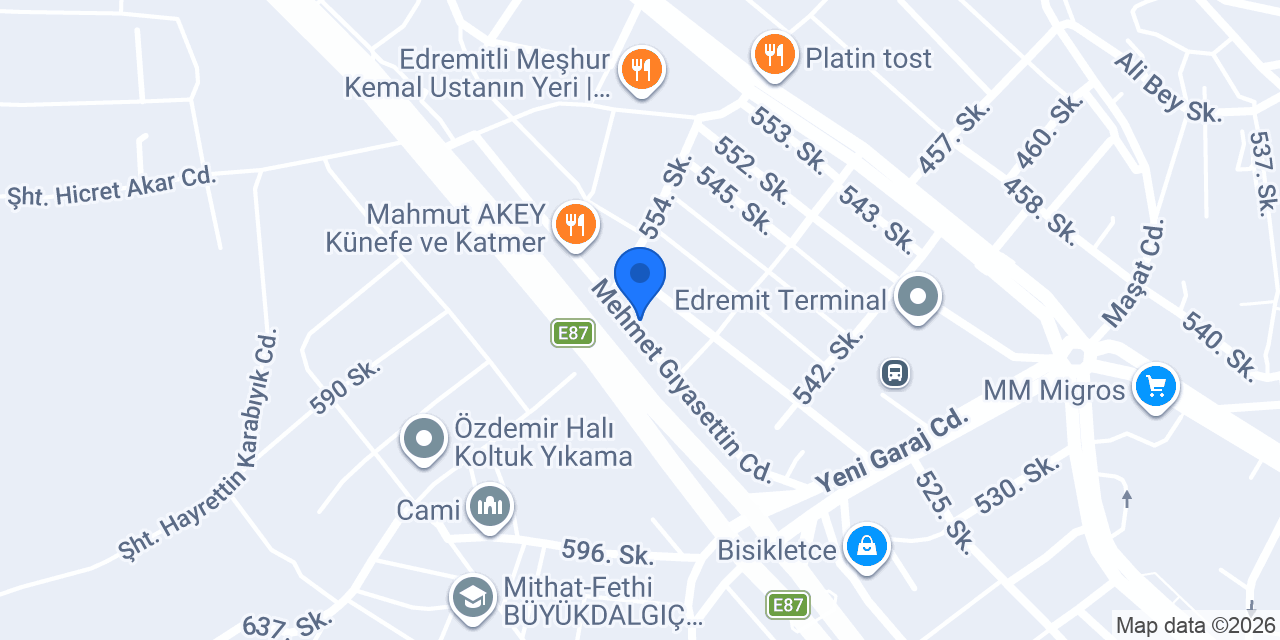 ELİF Perde Tasarım konumu