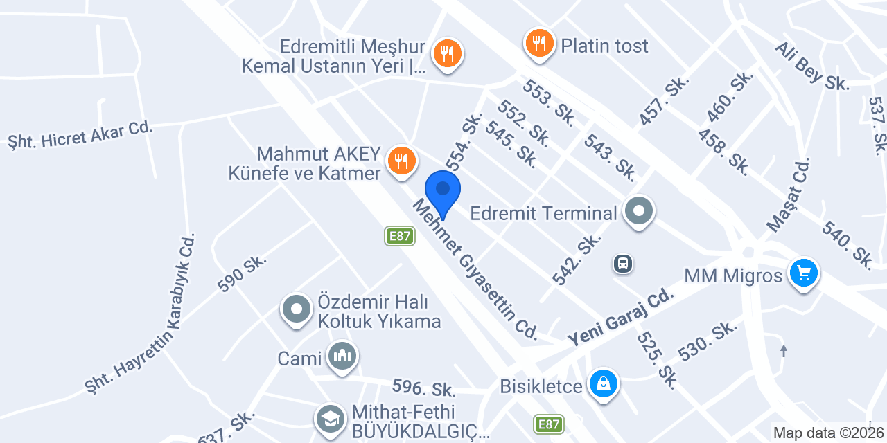 Petra Perde Tasarım konumu