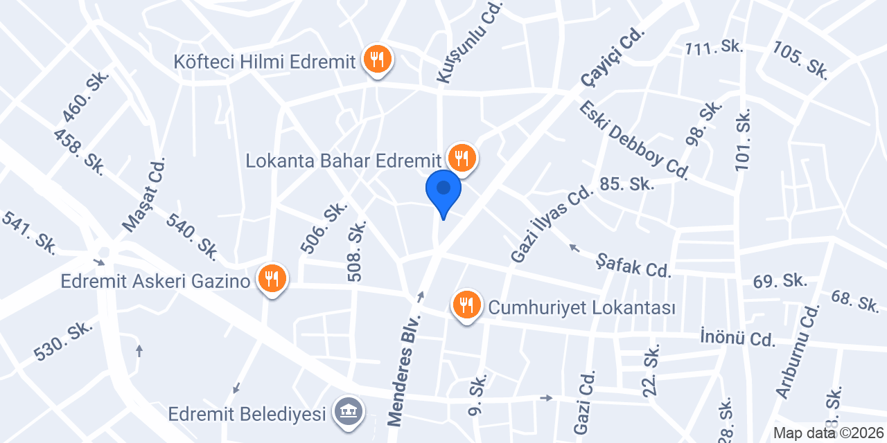 Güneş Temizlik konumu