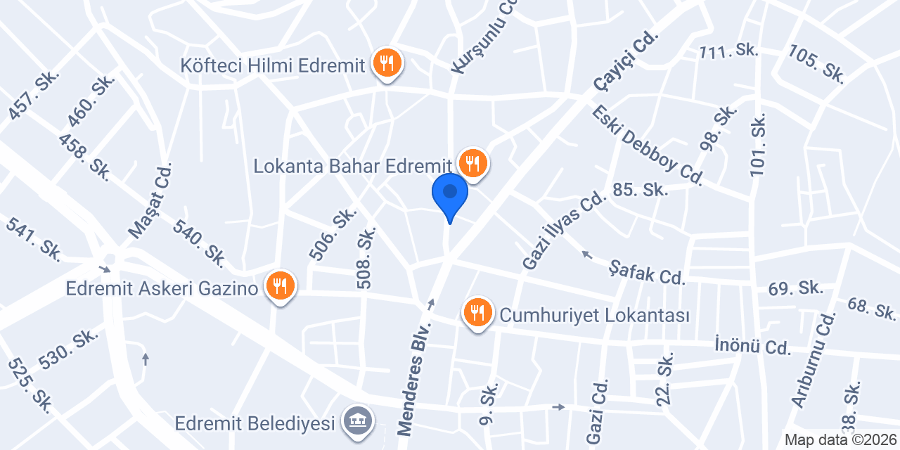Avukat Çağatay ÇETİN konumu