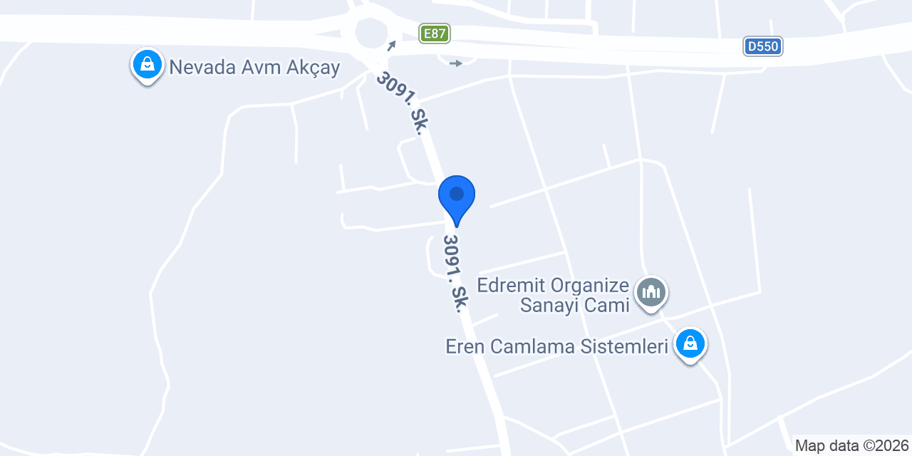 Akçam Dekorline Mobilya konumu