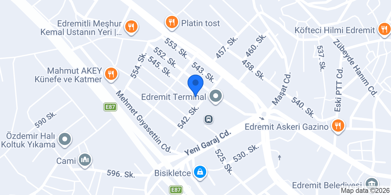 Beytaş Ford Özel Servis konumu