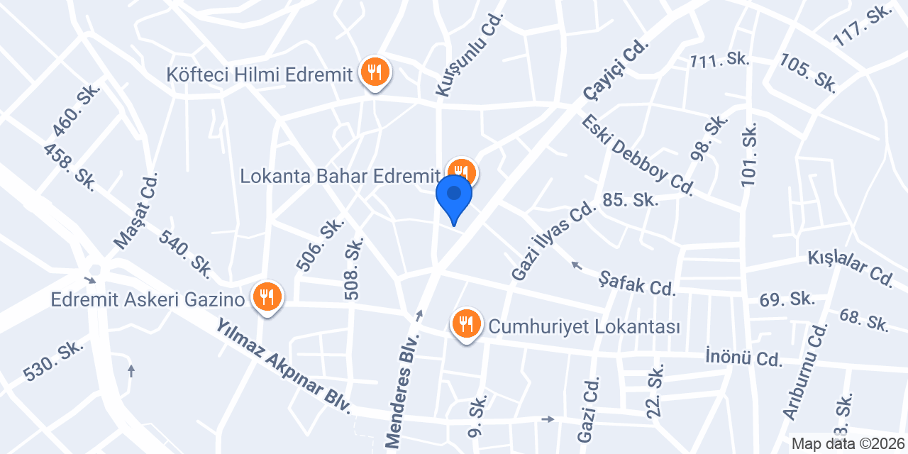 Stüdyo Eray Edremit konumu