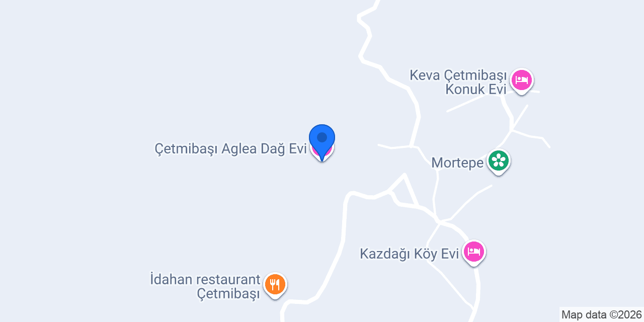 Çetmibaşı Aglea Dağ Evi konumu