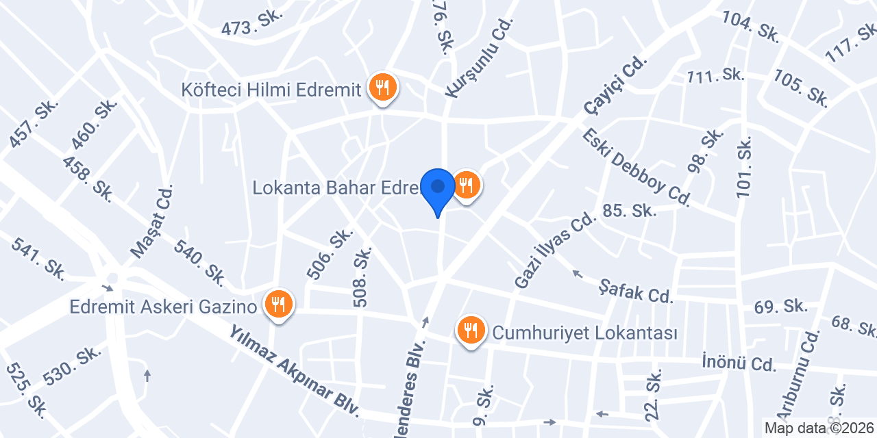 Körfez Av konumu
