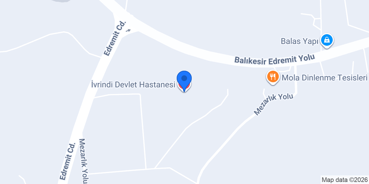 İvrindi Devlet Hastanesi konumu