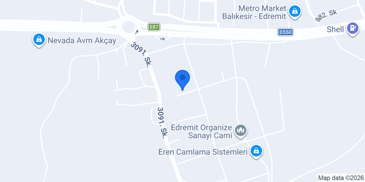 Kristal cam / Edremit konumu