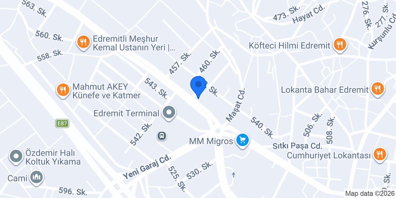 Aras Kargo Edremit Şubesi konumu