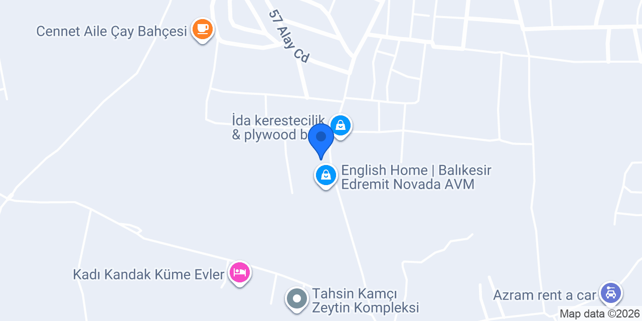 Edin Mert Kerestecilik - Edremit Şubesi konumu