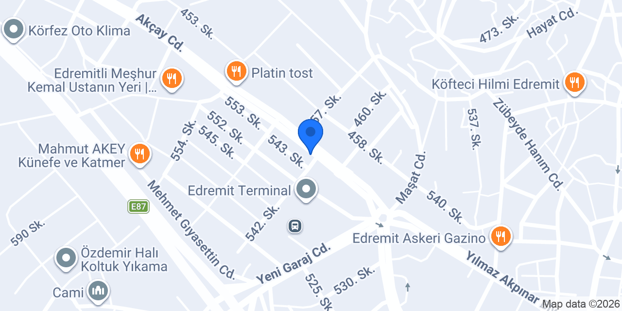 UZMAN OTO EKSPERTİZ EDREMİT konumu