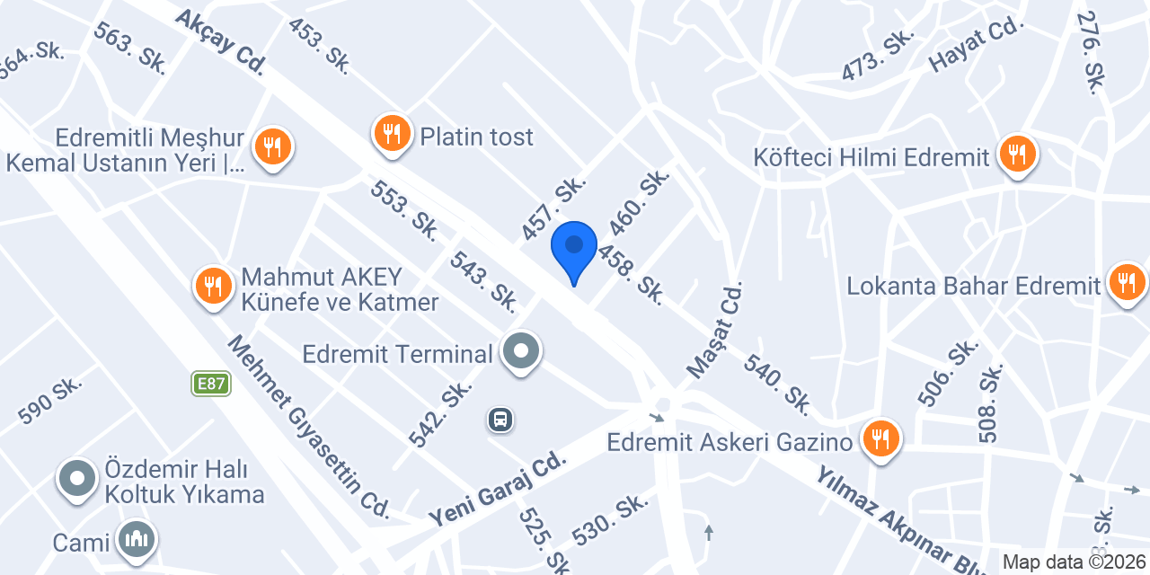 Komagene Etsiz Çiğ Köfte konumu