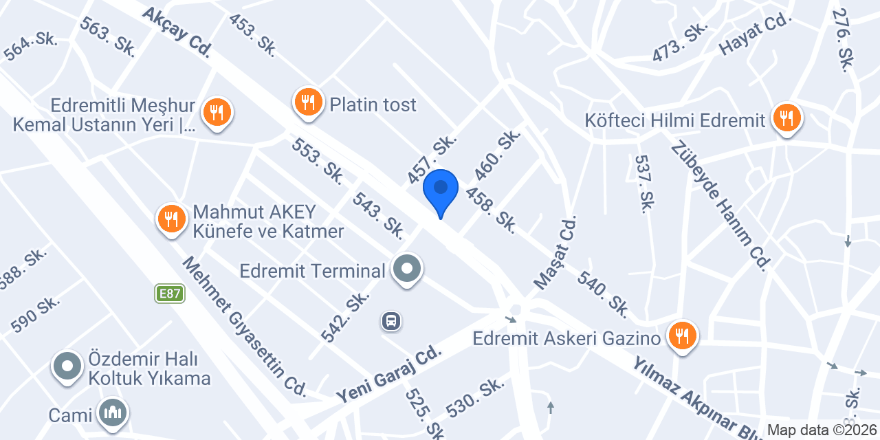Koçdeniz Rent A Car konumu