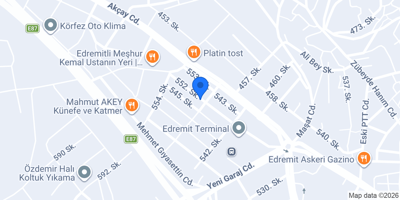 Edremit Demirci Yüksel Ferforje konumu