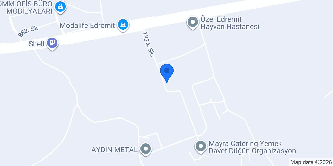 Sarıkız Halı Yıkama Fabrikası konumu