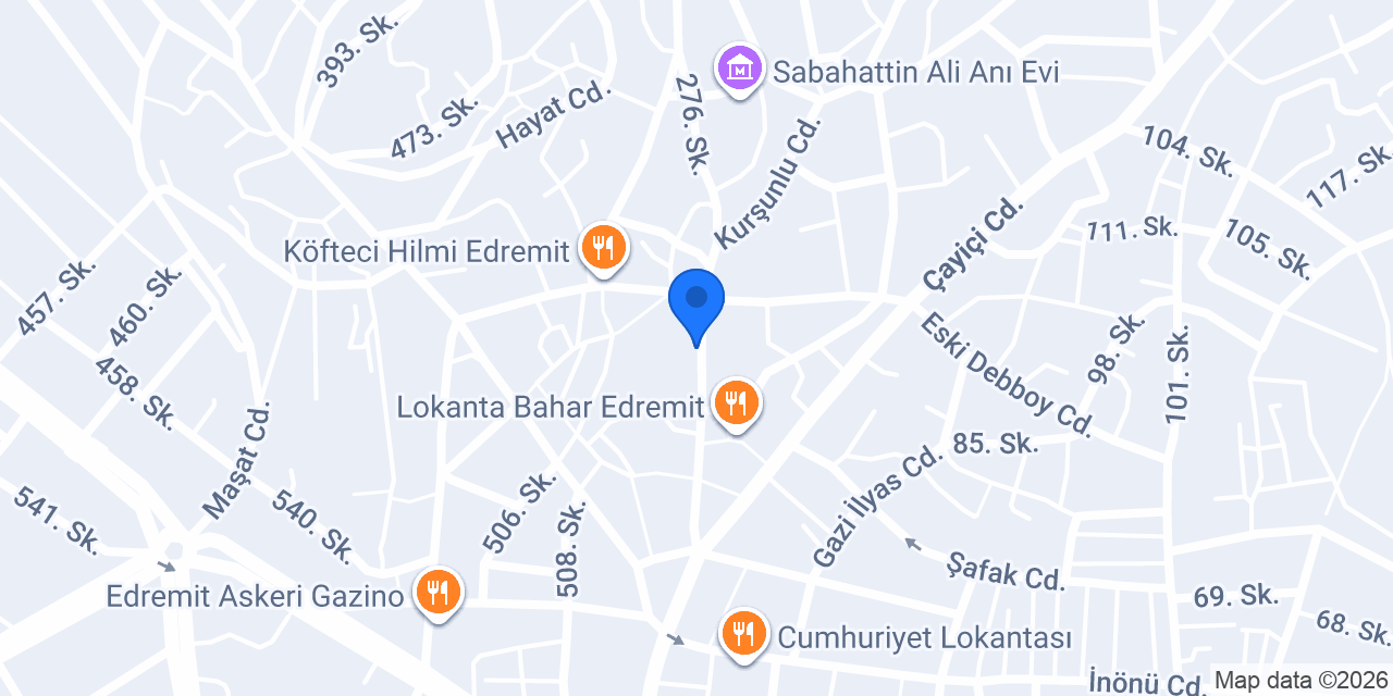 Edremit Tesisatçım konumu