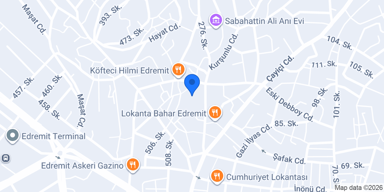 Saklı Bahçe Edremit | Urfalı Kebap konumu