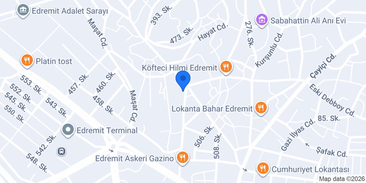 Gazi İlkokulu konumu