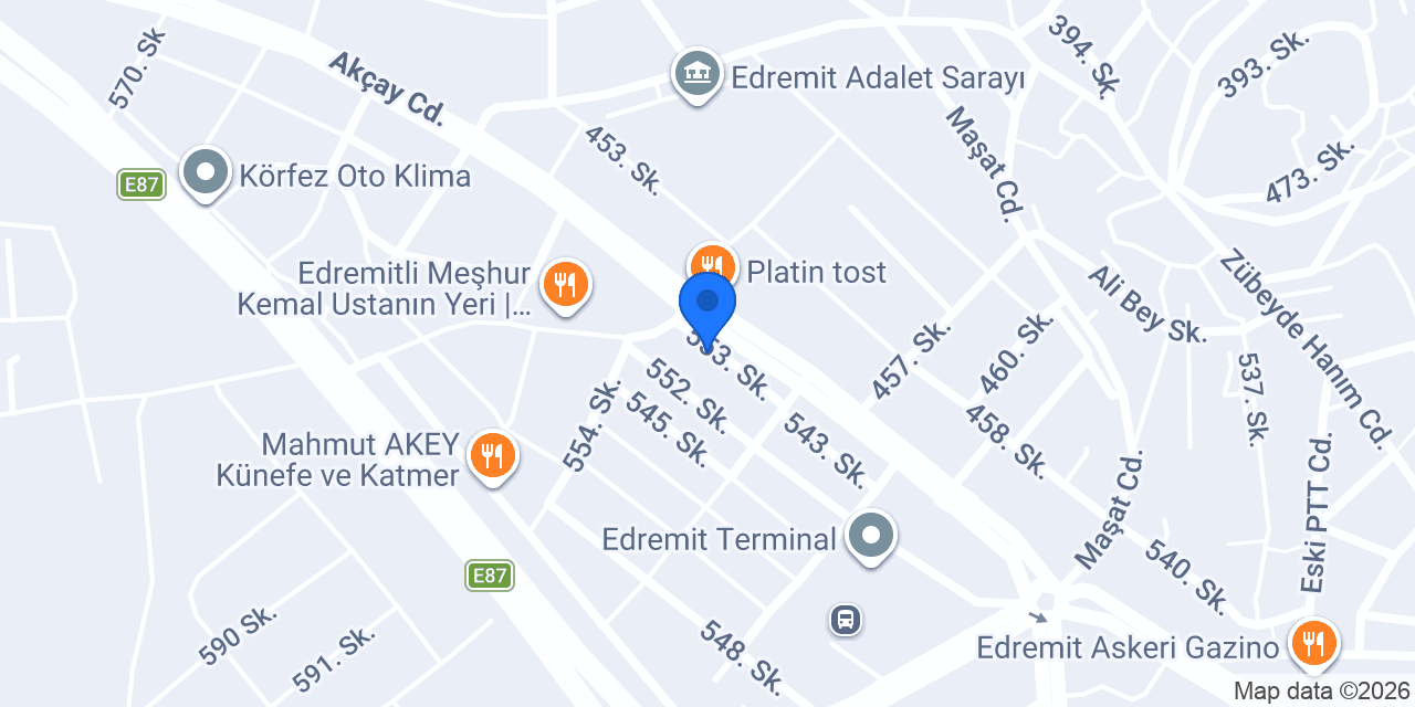 Ergün Motor konumu