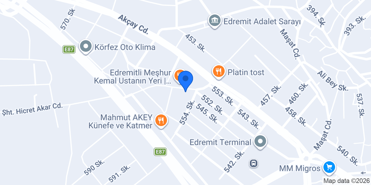 Edremit Sınav Koleji konumu