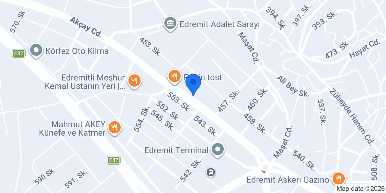 Köseoğlu Isı / Yapı Malzemeleri konumu