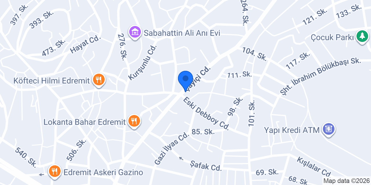 Edremit Önder Emlak konumu